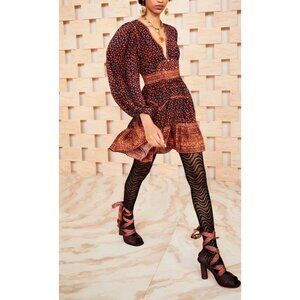 Ulla Johnson Hayana Dress in Agate, Size 2, NWT, 100% Silk